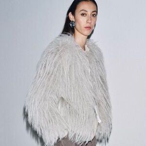 ZARA Faux Fur Women's Coat